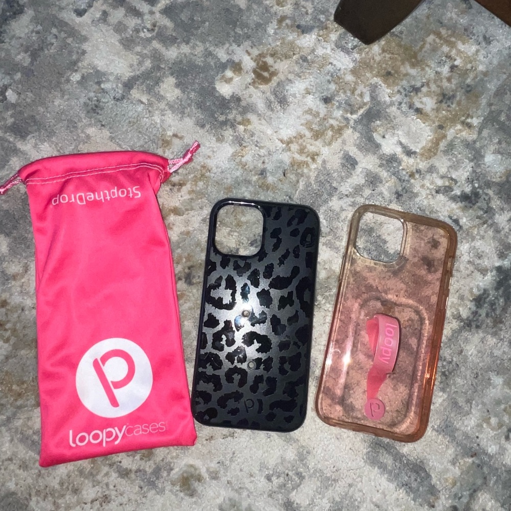 2 I phone 12 loopys.